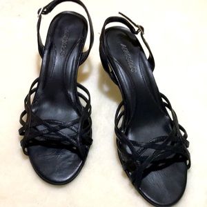 | EUC Aerosols Black Strap Sandals   - 8.5